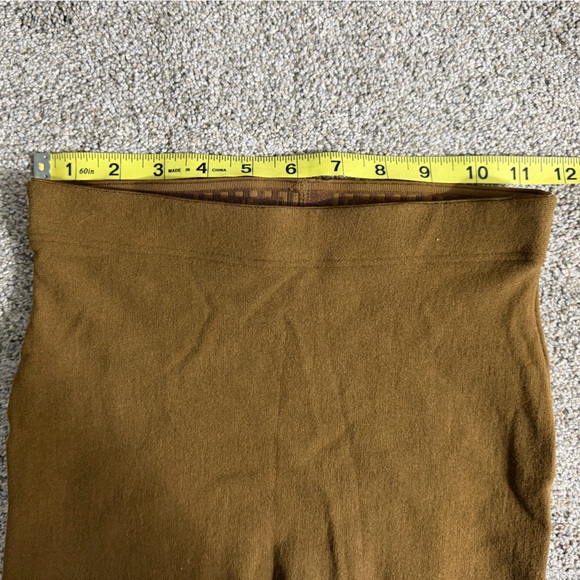 NWT Wolford Perforated Wool-Blend Leggings in Brown Size Small Quiet Luxury - Picture 11 of 16